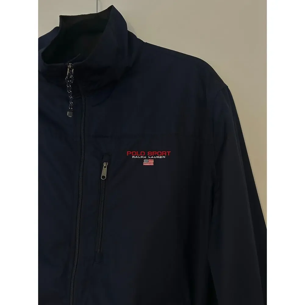 VTG Polo Sport Ralph Lauren Anorak Windbreaker Jacket 90s Y2K Princess Diana L - Picture 3 of 7